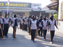 AKBP Mochamad Nur Azis Kapolres Ponorogo : Olah Raga Bersama Jaga Imun Anggota