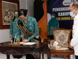 Isteri Bupati Dikukuhkan Menjadi Bunda Genre Kabupaten Pacitan
