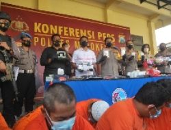 Polres Mojokerto Amankan 500 Gram Sabu dan 22.000 Pil Koplo