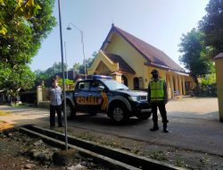 Polsek Sampung Berikan Kenyamanan Umat Katolik, Dalam Ibadah Mingguan Rutin