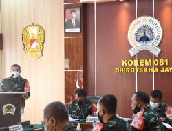 Danrem 081/DSJ Terima Paparan Kesiapan TMMD ke-111 Magetan