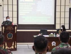 Korem 081/DSJ Terima Sosialisai Perjanjian Kerjasama TNI AD-BTN