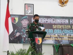 Kasrem 081/DSJ Buka Kegiatan Pendayagunaan Koramil Model Semester I TA 2021