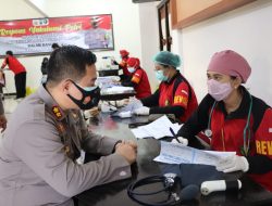 Polres Ponorogo Gelar Vaksinasi Bagi Keluarga Besar Polri