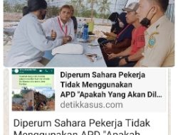 UPT Pengawasan Ketenagakerjaan Wilayah IV Tinjau Lokasi Perum Sahara “Ada Yang Geram”