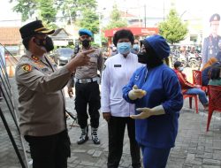 Polres Kediri Kota Grebek 1 Juta Vaksinasi dalam 1 Hari