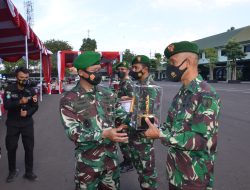 Kapenrem 081/DSJ Terima Penghargaan dari Pangdam V/Brawijaya