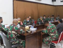 Jelang Sertijab Dansat Jajaran Korem 081/DSJ, Kasipers Pimpin Tim Verifikasi