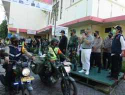 Danrem 081/DSJ Lepas 35 Ton Beras dan 70 Ribu Masker Bagi Masyarakat Terdampak Covid-19