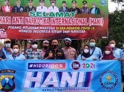 Kasat Narkoba Polres Jombang Peringati Hari Anti Narkotika Internasional