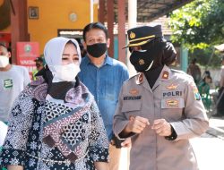 Polres Ponorogo besama Kodim 0802, Sukseskan Serbuan Vaksinasi Nasional