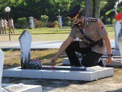 Kaprolres Magetan Ziarah di TMP Yudhonegoro, di Momen Hari Bhayangkara Ke – 75