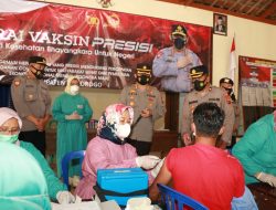 23 Gerai Presisi Polres Ponorogo Siap Sukseskan Serbuan Vaksinasi Nasional 1 Hari 1 Juta Vaskin