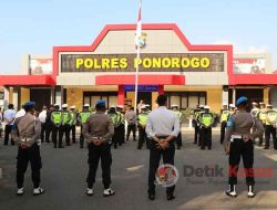 Pastikan Tidak Ada Takbir Keliling Jelang Idul Adha 1442 H/2021, Polres Ponorogo Gelar Apel Kesiapan