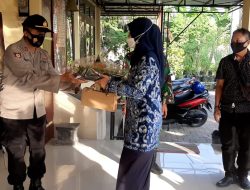 Camat dan Danramil 0802/06 Sukorejo Beri Surprise Polsek Sukorejo