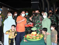 Serbu Polres, Kodim 0802/Ponorogo Beri Ucapan Selamat Hari Bhayangkara Ke -75 Kepada Kapolres Ponorogo