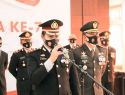 PUNCAK RANGKAIAN KEGIATAN HARI BHAYANGKARA KE 75, POLRES MAGETAN GELAR TASYAKURAN