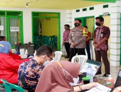 Kapolres Jombang bersama Forkopimda, Tinjau Vaksinasi Covid-19 di Desa Kaliwungu dan Desa Kepatihan