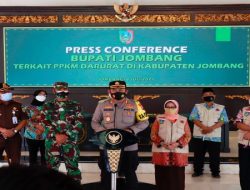 Forkopimda Jombang Gelar Press Conference PPKM Darurat Covid-19