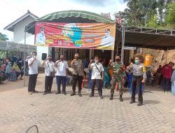 Aparat Lakukan Monitoring Pelaksanaan Vaksinasi Covid-19 Dibalai Desa Gedangan, Ngrayun