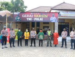 Kapolres Ponorogo Lakukan Pengecekan Gerai Vaksin Covid -19 TNI – POLRI
