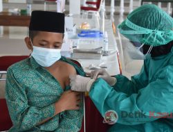 Serbuan Vaksinasi Korem 081/DSJ Sasar Anak-Anak Panti Asuhan