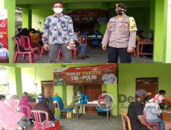 Gerai Vaksin TNI-POLRI, Warga Banjar-Widang Antusias