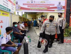 Polres Bojonegoro Sediakan Tabung Oksigen Gratis untuk Isoman