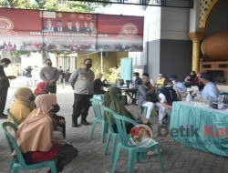 Polres Bojonegoro Gelar Vaksinasi Dosis Tahap 2 untuk Umum