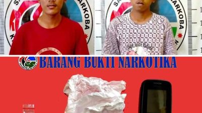 Diduga Edarkan Sabu di Jalinsum Way Kanan, Dua Pemuda Diamankan Polisi