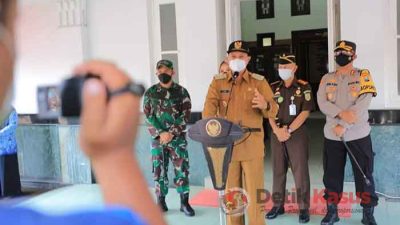 Kembali Ke Balai Kota, Maidi Gelar Press Conference Kebijakan Terkait Pandemi