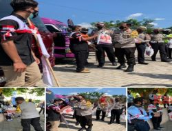 PPKM Level 4, Polres Bojonegoro Masih Terus Salurkan Bansos