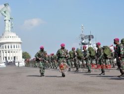 Jaga Kedaulatan NKRI, Prajurit Korps Marinir TNI AL Berangkat Tugas Ke Ambalat