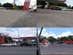 SPBU 24.332.74 di Jalan Raya Sungailiat Kenanga Diduga Tidak Beres