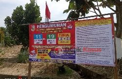 Ketua Panitia Pilkati Tiyuh Mulyo sari Buka Pendaftaran calon kepala tiyuh Tanggal 11 Sampai 19 Agustus