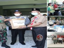 Dandim 0812 Lamongan Dampingi Tim BNPB Kunker di Pasar Sidoarjo