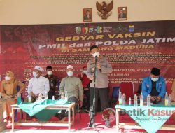 Gebyar Vaksinasi PMII dan Polda Jatim di Kabupaten Sampang 