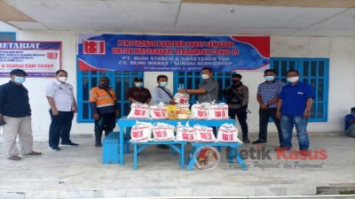 PT Budi Starch dan Sweetener Kibang Yekti Jaya Bagikan 1000 Paket Sembako Gratis