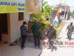 Babinsa Tanjung Mekar Bersama Tiga Pilar Kecamatan Kalitengah Tracing 15 Warga