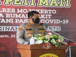 Polres Mojokerto Hibahkan 150 Peti Jenazah untuk RS Rujukan Covid-19