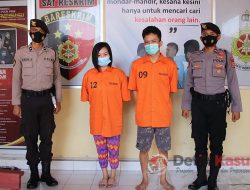 Penyalahgunaan Narkotika Jenis Sabu, Sepasang Kekasih ini Diringkus Polisi