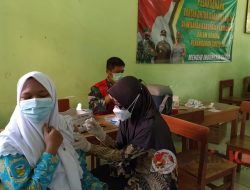 Serbuan Vaksin TNI Lamongan, Sebagian Siswa Takut