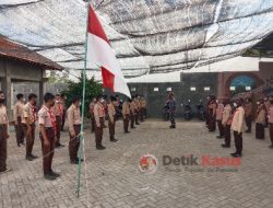 Pramuka Saka Bahari Puslatpurmar 3Grati Terima Materi Latihan