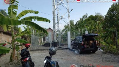 Pembangunan Menara Tower di Desa Gamping Rowo Kecamatan Tarik Belum Mengantongi Izin