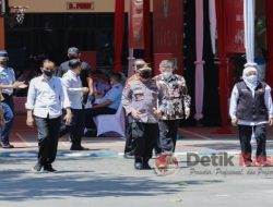 Forkopimda Jatim Dampingi Presiden Cek Vaksinasi di Ponorogo