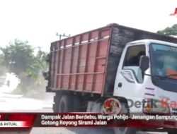 Jalan Rusak dan Berdebu di Perbatasan Ponorogo-Magetan Dikeluhkan Warga