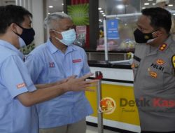 Kapolres Cek Supermarket di Masa PPKM