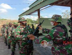 Kodim 0812 Lamongan Latihan Menembak di Jotosanur
