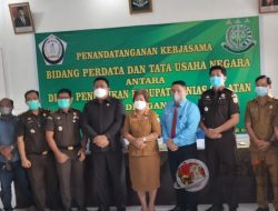 Dinas Pendidikan Nisel Tandatangani Nota Kesepakatan Kerjasama Dengan Kejari Nisel