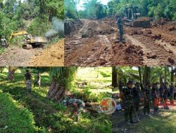 TMMD 112 0408, Bangun Jalan Jembatan dengan Semangat Gotong Royong